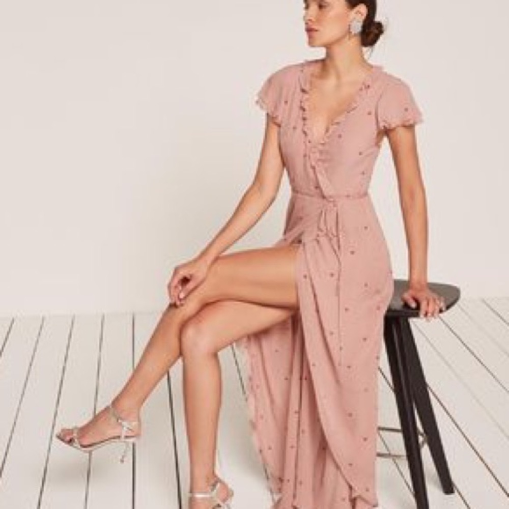 Reformation foxtrot wrap dress